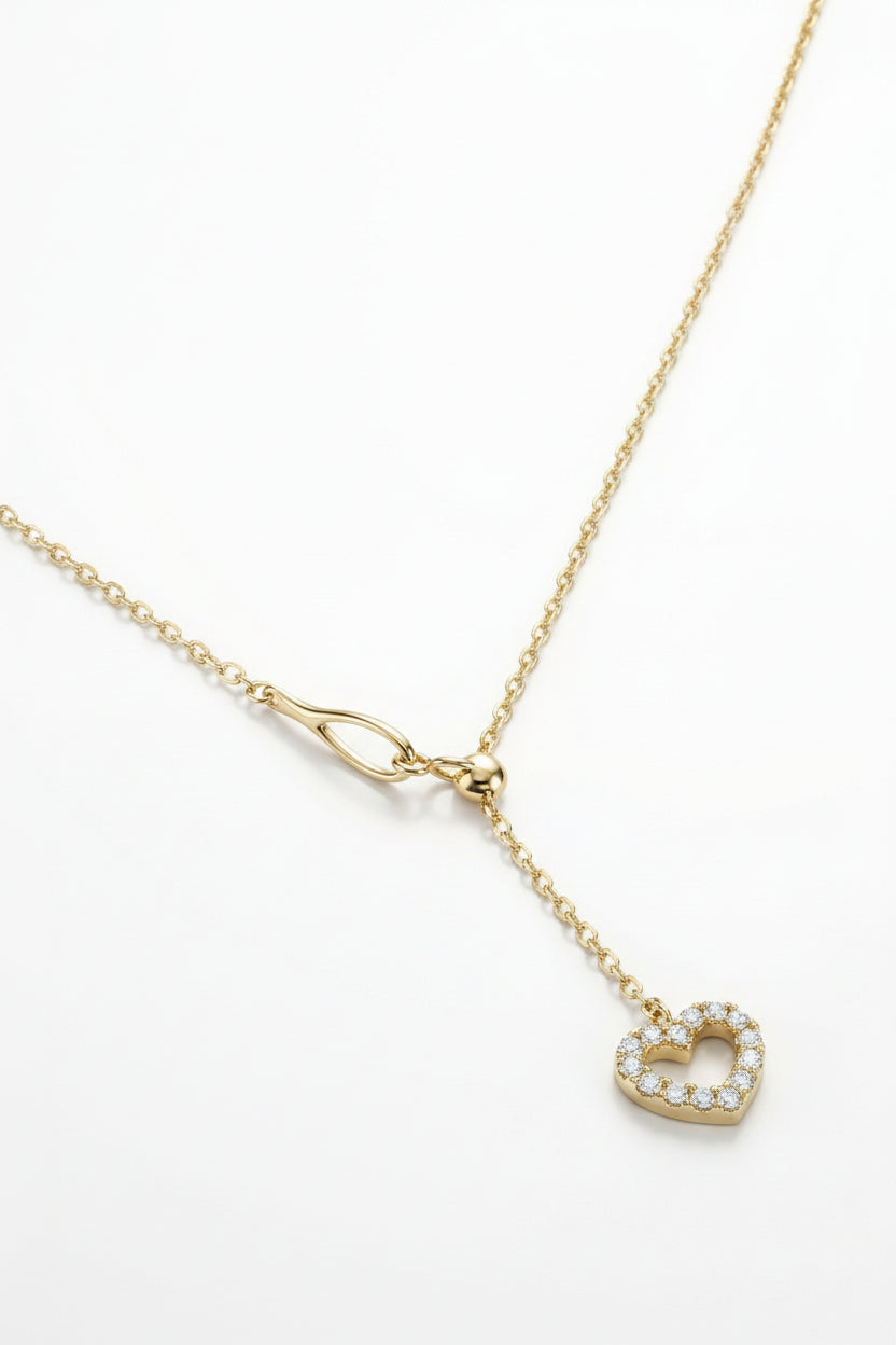 Nina - Collar de Oro Amarillo 9K y Diamantes de Laboratorio